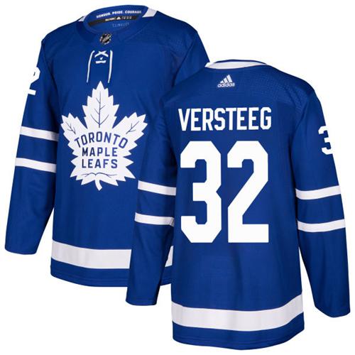 Adidas Men Toronto Maple Leafs #32 Kris Versteeg Blue Home Authentic Stitched NHL Jersey->toronto maple leafs->NHL Jersey